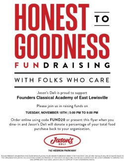 Jason's Deli Fundraiser